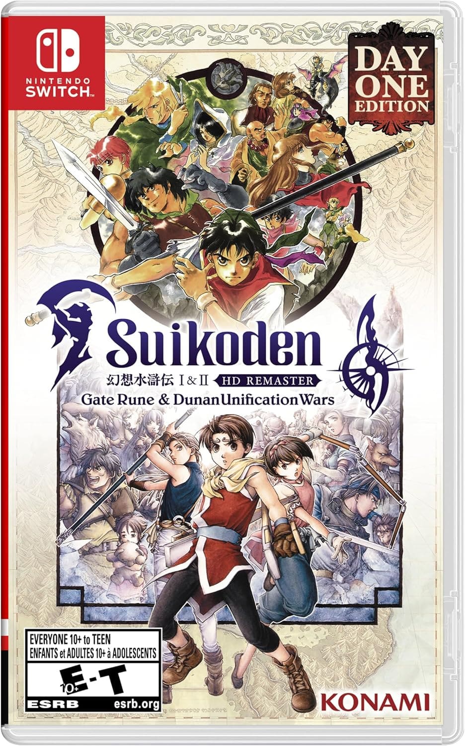 Suikoden I&II HD Remaster Gate Rune and Dunan Unification Wars